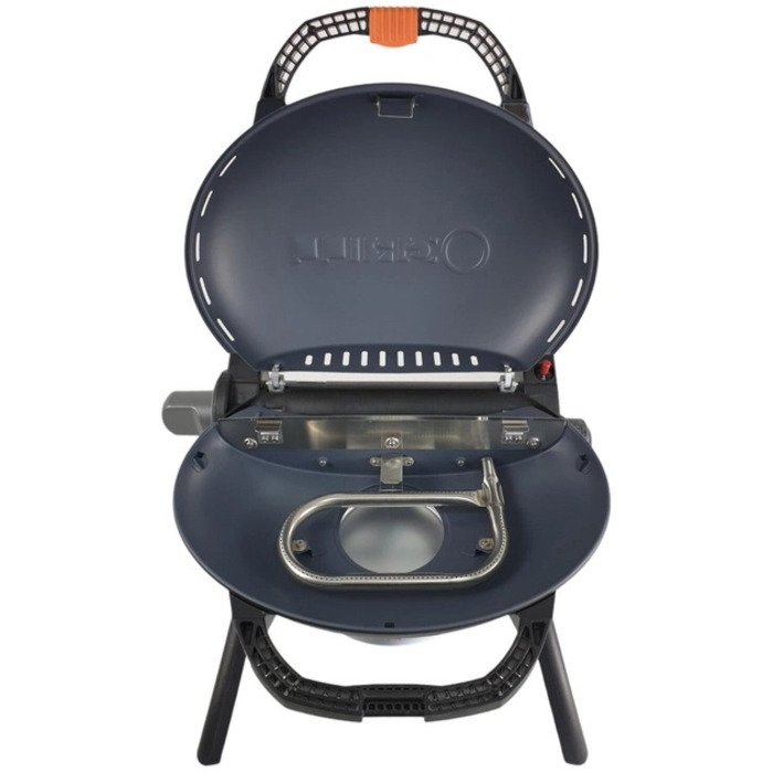 КОМПЛЕКТ Портативний переносний газовий гриль O-GRILL 600T, чорний + шланг в подарунок! Код: 011677