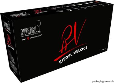 Дегустационный набор бокалов для красного и белого вина, 4 предмета, Veloce Riedel