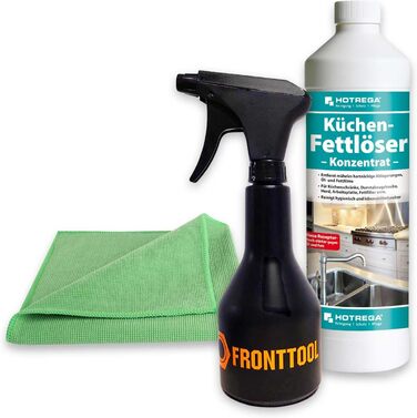Засіб для миття кухонних меблів з серветкою мікрофібри 1 л HOTREGA