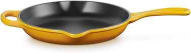 Чавунна сковорода LE CREUSET Signature, кругла, Ø Для всіх типів плит, вкл. підходить для індукції, 1,93 кг, гранат, 20182239490422 (Нектар, 23 см)