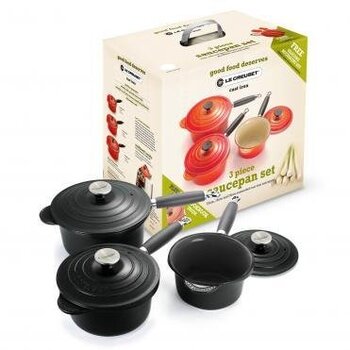 Набір ковшів професійний 3 предмета, чорний Le Creuset