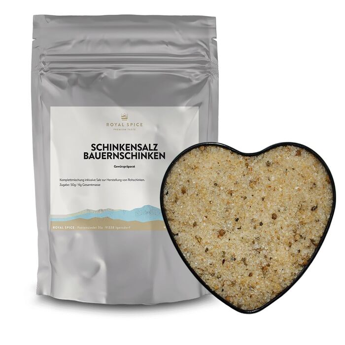 Кг на 20 кг м&39яса - 250 г, 500 г і 1 кг - Готова до вживання суміш спецій із сіллю для приготування шинки - Проста у використанні та чудового смаку, 1