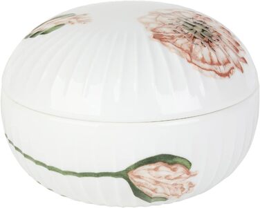 Ємність для солодощів з кришкою 12 см біла Poppy Hammershøi Kähler