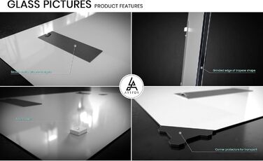 Настінні картини декор вітальні бочка з алкоголем пляшка напій картини на склі 120x80 см скляна картина спальня декор кухні настінне мистецтво друк мистецтва великий XXL настінна декорація картина зі скла сучасний GAA120x80-2238 120L x 80B см