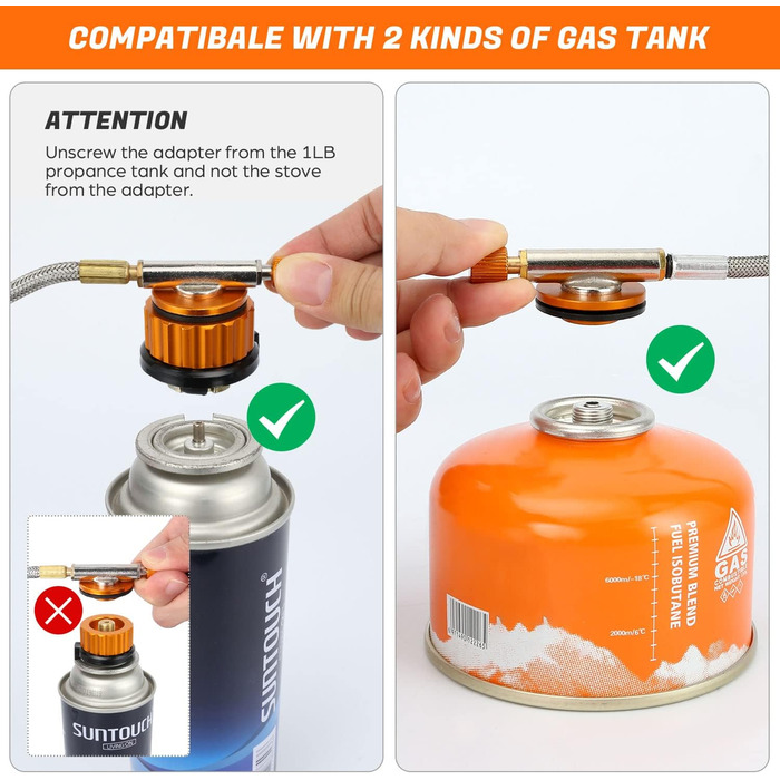 Газова плита з адаптером Odoland