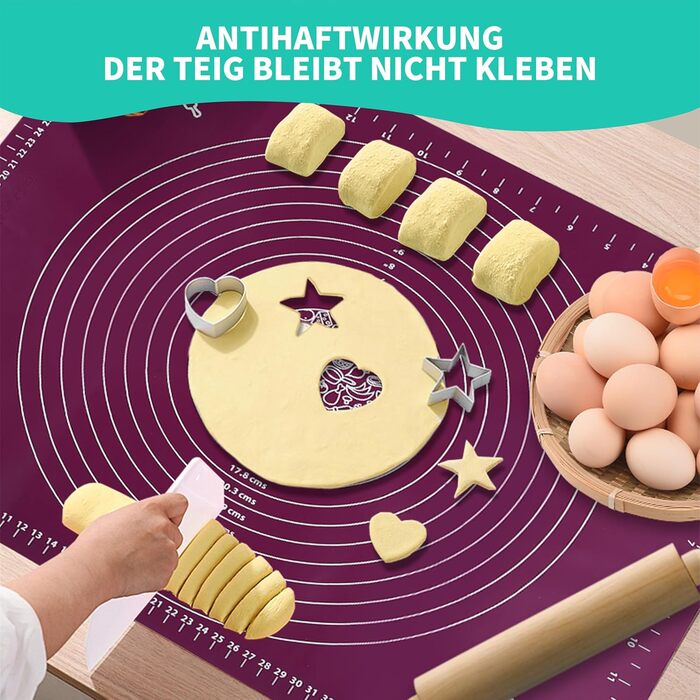 Силиконовые коврики для выпечки 2 предмета Belmalia