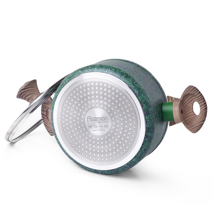 Каструля зі скляною кришкою 20 см 2,7 л MALACHITE Fissman