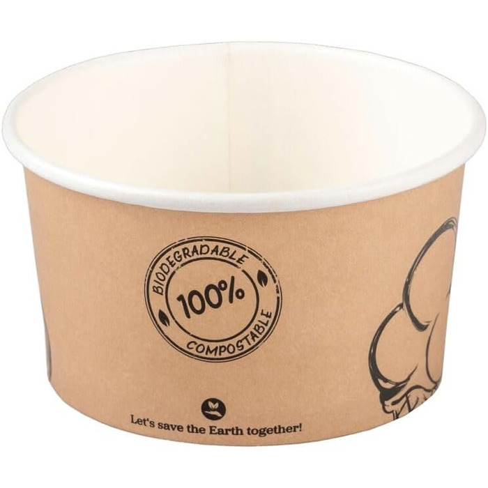 Набір паперові стаканчики для морозива 50 шт. 150 мл VEPATIM