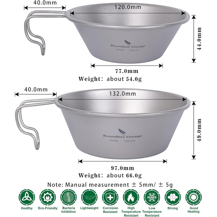 Чашка для туристів з ручкою Boundless Voyage