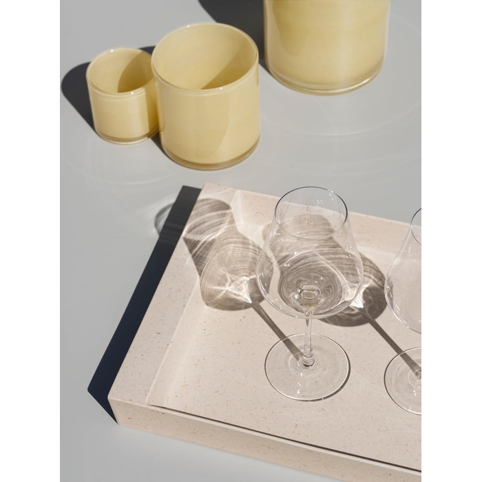 Подсвечник стеклянный, размер S, 8 x 8,5 см желтый SAGA Blomus