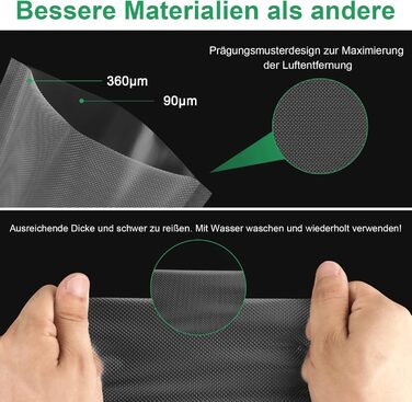 Вакуумні пакети 100 пакетів 15 x 20 см Gokilife