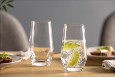 Келихи для рислінгу LEONARDO HOME PUCCINI (набір з 6 шт.) Келихи для вина, стійкі до подряпин (400 мл) Можна мити в посудомийній машині та довговічні Вічні келихи для білого вина Сучасний дизайн Келих для рислінгу Puccini 069540 6 келихів (келих для напої