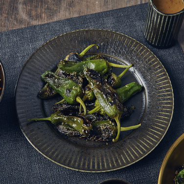 Тарілка 21 см, Terra Porcelain Black Fluted, GenWare