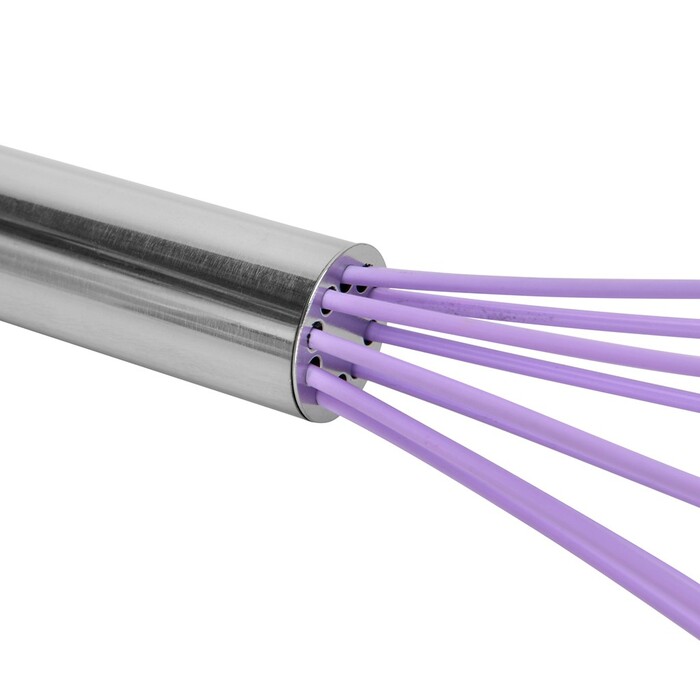 Збивалка Fissman 30,5 см зі стальною ручкою силікон (1197)