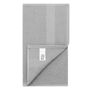 Рушник махровий Ardesto Essence 30х50см, 100% бавовна, сірий
