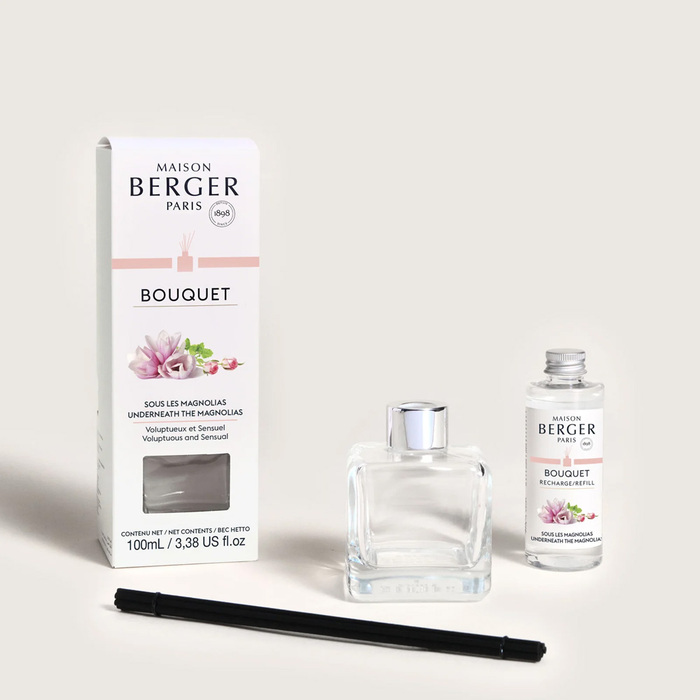 Дифузор Maison Berger Paris ICE CUBE з ароматом UNDERNEATH THE MAGNOLIAS, 100 мл