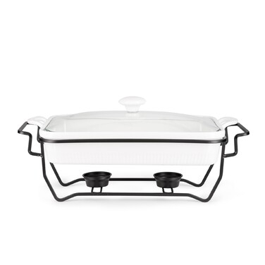 Марміт прямокутний Fissman 31x22,5x6,5 см / 2,2 л фарфор (14161)