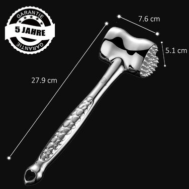 Молоток для м'яса з нержавіючої сталі 27,9 см Gourmet Easy