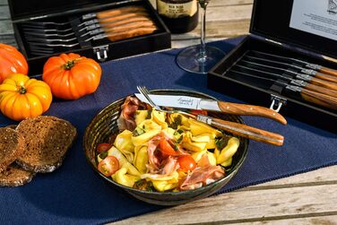 Набор из 6 ножей для стейка в деревянной коробке Luxury Line Laguiole Style de Vie