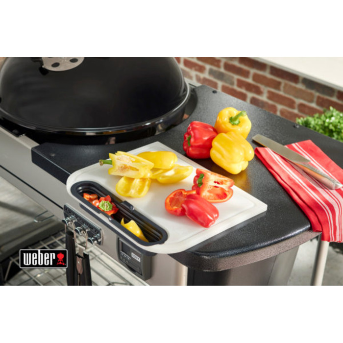 Доска для нарезания пластиковая с емкостью Weber 7032 Код: 009990