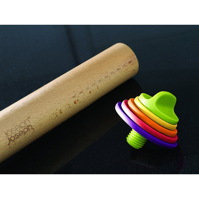 Скалка регульована різнобарвна Adjustable Rolling Pin Joseph Joseph