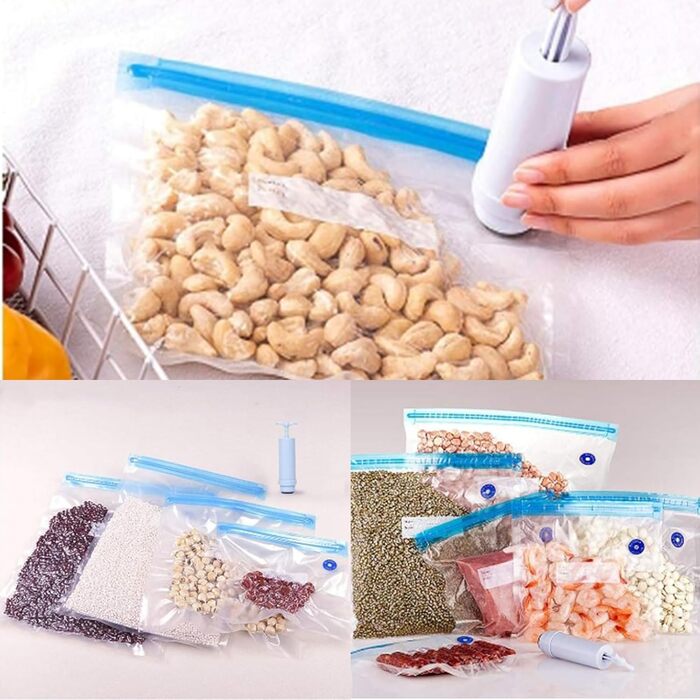 Вакуумні пакети 15 пакетів 21 х 22/26 х 28/ 26 х 34 см YILANJIN