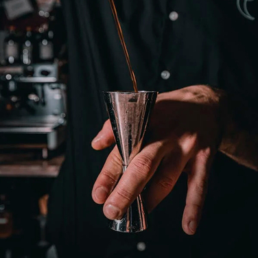 J021 Джигер 15/30/45 мл, сталь 18/10