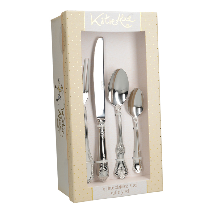 Набір столових приладів 16 сталевих предметів Katie Alice CreativeTops