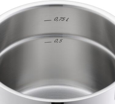 Набір посуду Silit Extra Cook 4 предмети каструлі 12/14 см зі скляною кришкою, внутрішня шкала, широкий обід для зручного зливання, нержавіюча сталь Crominox, для невеликих порцій, компактне зберігання, посуд не проливається. Набір посуду 4 предмети.