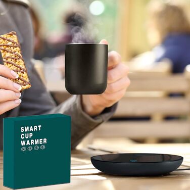 Електричний підігрівач для кави, чорний Azyh