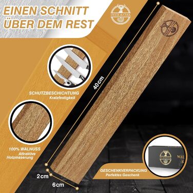 Магнітний тримач для ножів 40 см Deer & Oak