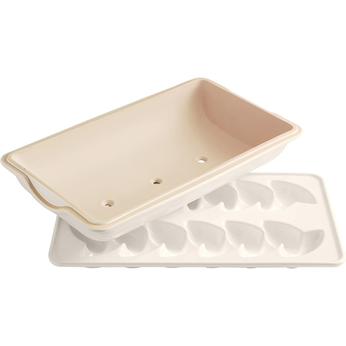 Форма для выпечки багетов Эпи бежевая Emile Henry