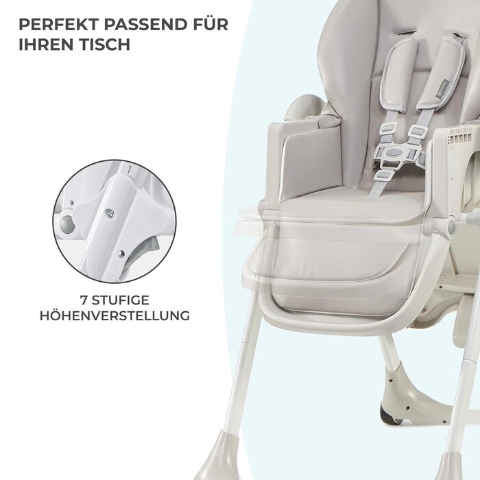 Дитячий стільчик для годування з перших місяців життя YUMMY kk Kinderkraft