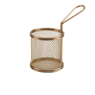 Кошик круглий 9.3*9 см, мідне покриття, GenWare