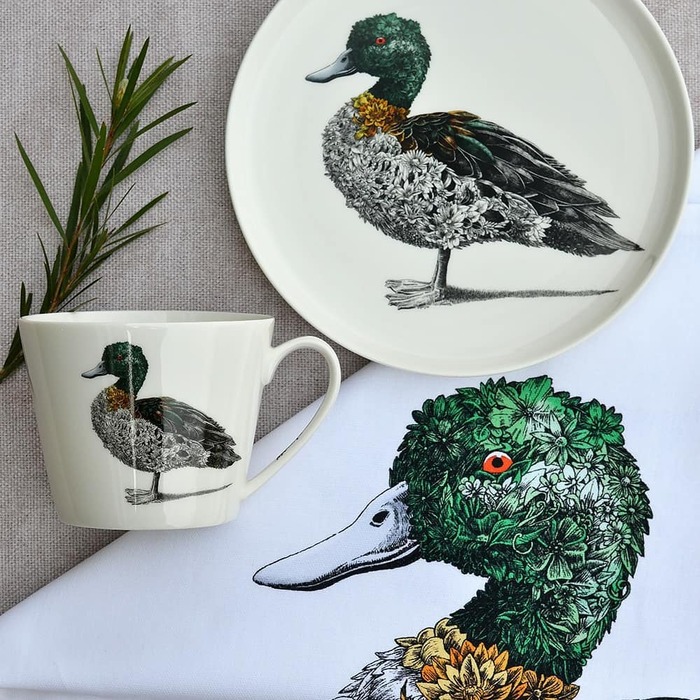 Кружка для чая Maxwell Williams Duck Wren MARINI FERLAZZO, фарфор, 13 х 10,5 х 8,5 см, 450 мл