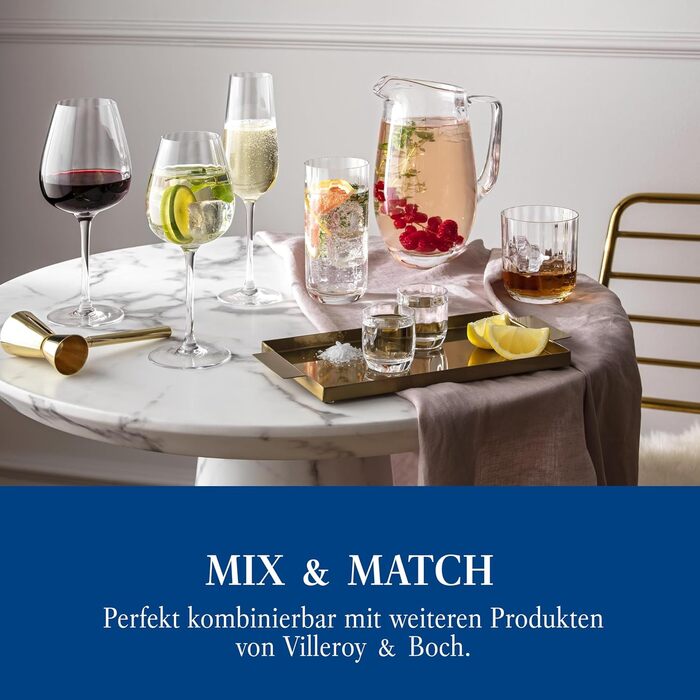 Келих для червоного вина 230 мм, 4 предмета Rose Garden Villeroy & Boch