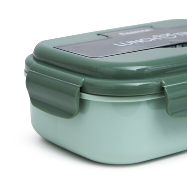 Ланч-бокс з трьома відділенням 21,5 х 15 х 8 см 1100 зелений Fissman