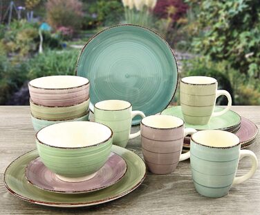 Набор посуды на 4 персоны, 16 предметов, Bella Casa Creatable