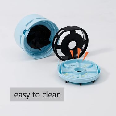 Міні-пилосос бездротовий 2 Вт синій Tihoo