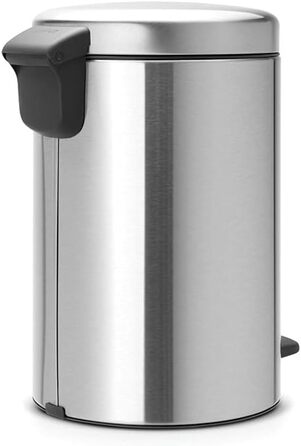 Сміттєвий бак з педаллю 12 л безшумний сталевий матовий NewIcon Brabantia