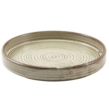 Тарілка презентаційна з бортиком 21хh 2.9 см, Terra Porcelain Grey, GenWare