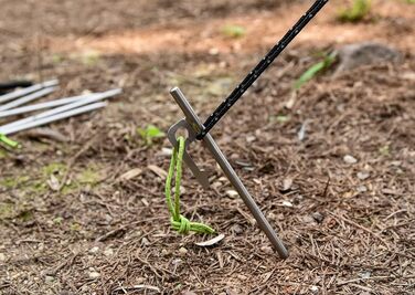 Титановые колышки для походов на открытом воздухе 6 шт. iBasingo