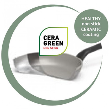 Сковорода з антипригарним покриттям BergHOFF LEO BALANCE Moonmist + лопатка, діам. 24 см