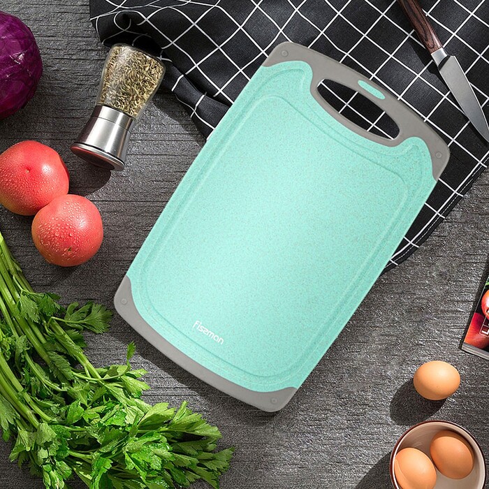 Разделочная доска для мяса, овощей и фруктов Fissman 32x20x8 см (8019)
