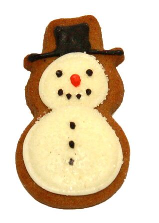 Форма для печива у вигляді сніговика, 5 см, RBV Birkmann