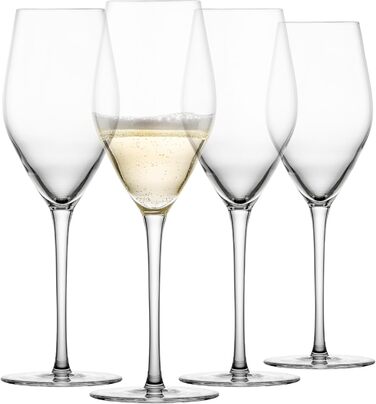 Набір з 4 шт.), об&39ємні коктейльні келихи для креативних міксів напоїв, кришталеві келихи Tritan, які можна мити в посудомийній машині, зроблено в Німеччині (Арт. 123628) (Келіх для ігристого вина (4 шт.))