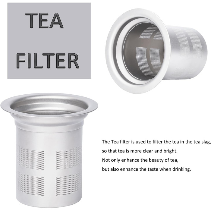 Титанова чашка з кришкою з фільтром 180 мл. iBasingo