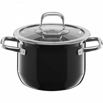 Каструля висока 18 см, чорна Compact Silit