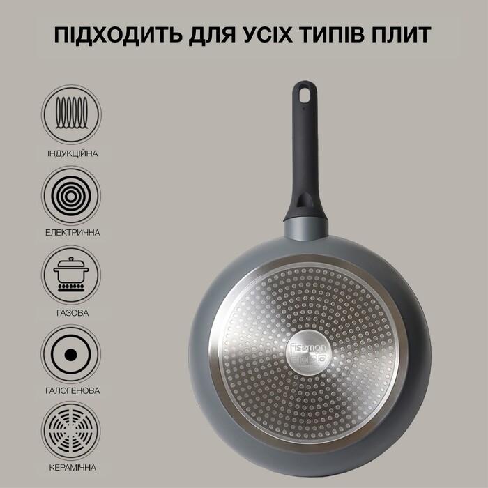 Сковорода для жарки Fissman LAURA 28x5,4 см алюминий с антипригарным покрытием (14474)