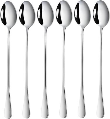 Набір ложок для лате з нержавіючої сталі 6 предметів Double.S